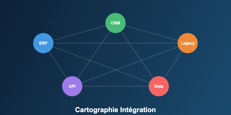 Cartographie intégration des flux de données entre systèmes