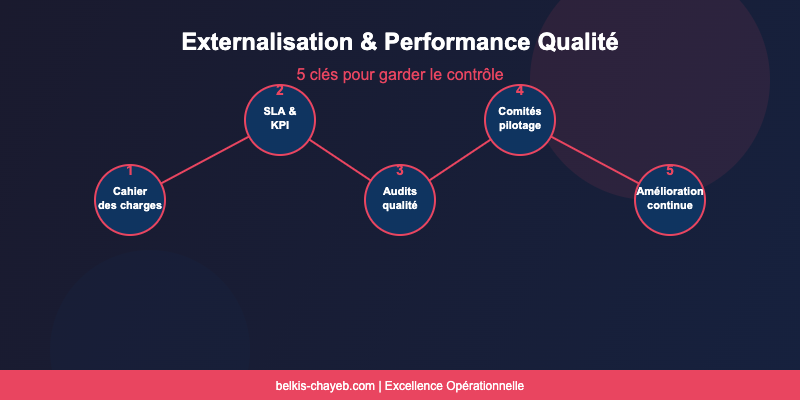 Externalisation et performance : comment garder le contrôle de la qualité quand on sous-traite 1 Externalisation performance qualite : 5 cles pour garder le controle